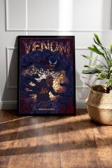Venom Çerçeveli Tablo - Marvel Film Posteri Tablo