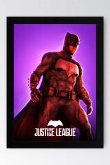Adalet Birliği Batman Çerçeveli Tablo - Justice League Poster Tablo 9789105276577