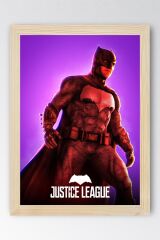 Adalet Birliği Batman Çerçeveli Tablo - Justice League Poster Tablo 9789105276577
