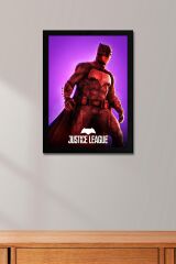 Adalet Birliği Batman Çerçeveli Tablo - Justice League Poster Tablo 9789105276577