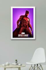 Adalet Birliği Batman Çerçeveli Tablo - Justice League Poster Tablo 9789105276577