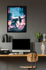 Godzilla vs Kong Çerçeveli Tablo - Film Posteri Tablo