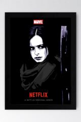 Jessica Jones Çerçeveli Tablo - Marvel Dizi Posteri Tablo