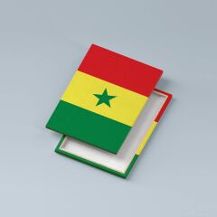 Senegal Bayrağı Kanvas Tablo 40x55cm Dekoratif Tablo