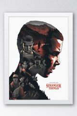 Stranger Things Çerçeveli Tablo - Dizi Posteri Tablo