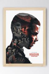 Stranger Things Çerçeveli Tablo - Dizi Posteri Tablo