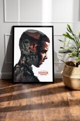 Stranger Things Çerçeveli Tablo - Dizi Posteri Tablo