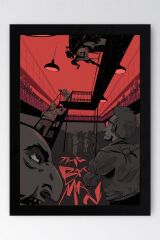 The Batman Çerçeveli Tablo - Çizgi Roman Tasarımlı Poster Tablo
