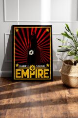 Star Wars Darth Vader Empire Çerçeveli Tablo - Uzay Savaşları Fim Posteri Tablo