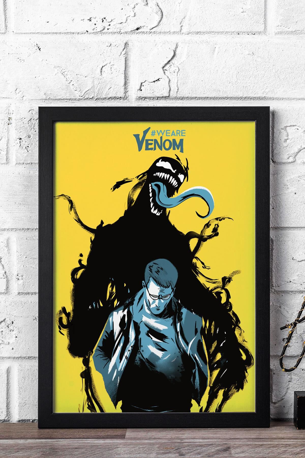 Venom Çerçeveli Tablo - Marvel Film Posteri Tablo