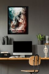Godzilla vs Kong Çerçeveli Tablo - Film Posteri Tablo