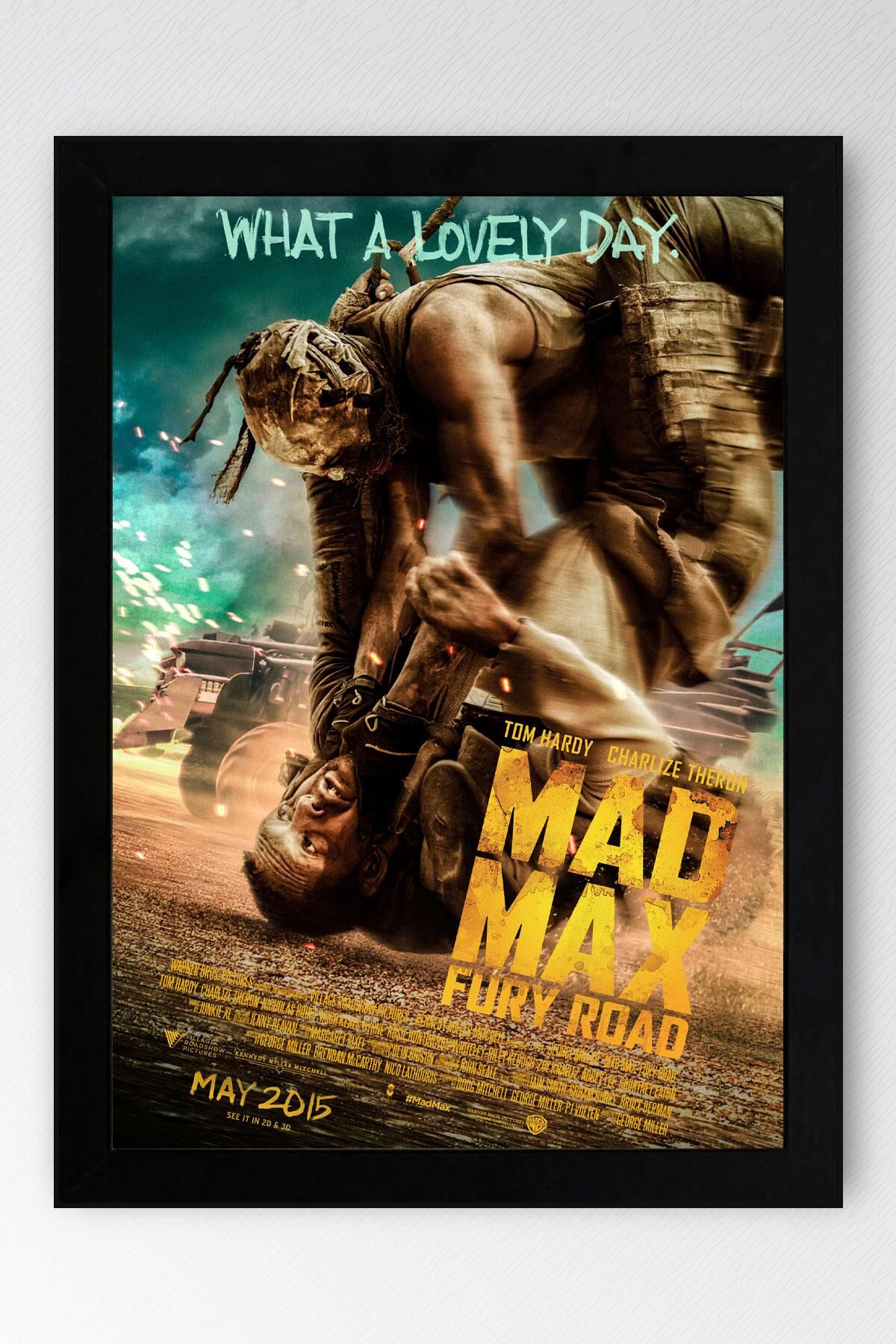 Mad Max Fury Road Çerçeveli Tablo - Çılgın Max Film Posteri Tablo