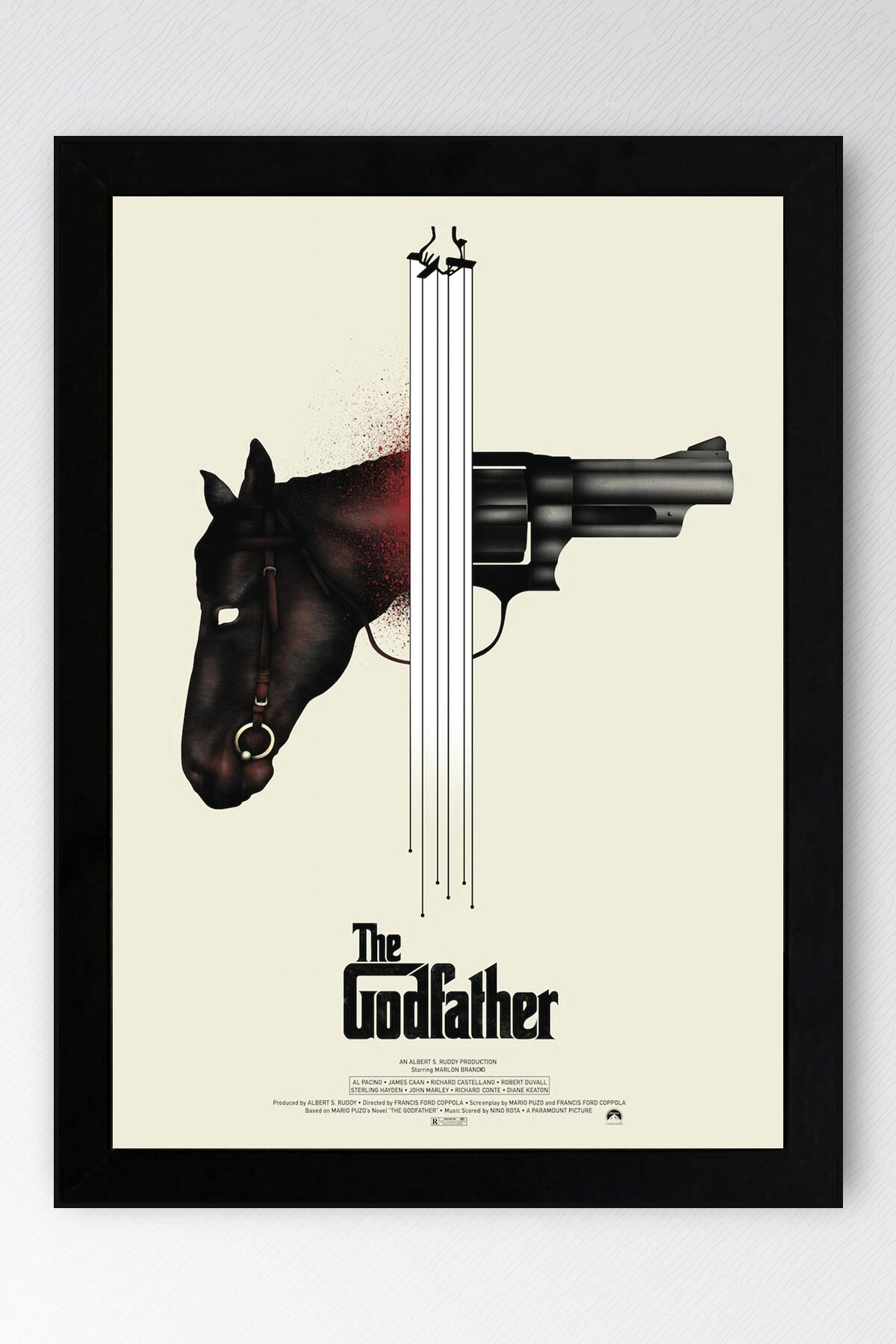 The Godfather Çerçeveli Tablo - Baba Film Posteri Tablo