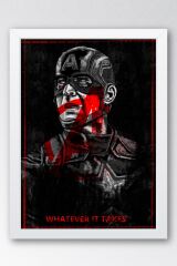 Captain America Çerçeveli Tablo - Avengers Marvel Poster Tablo