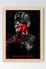 Captain America Çerçeveli Tablo - Avengers Marvel Poster Tablo