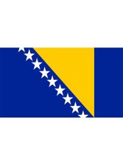 Masa Üstü Bosna Hersek Bayrağı 15x23cm Masa Bayrağı
