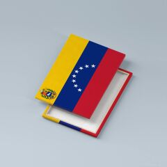 Venezuella Bayrağı Kanvas Tablo 40x55cm Dekoratif Tablo
