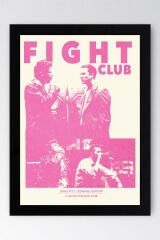 Fight Club Çerçeveli Tablo - Dövüş Kulübü Film Posteri Tablo