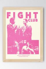Fight Club Çerçeveli Tablo - Dövüş Kulübü Film Posteri Tablo