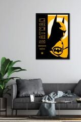 Batman Çerçeveli Tablo - DC Poster Tablo