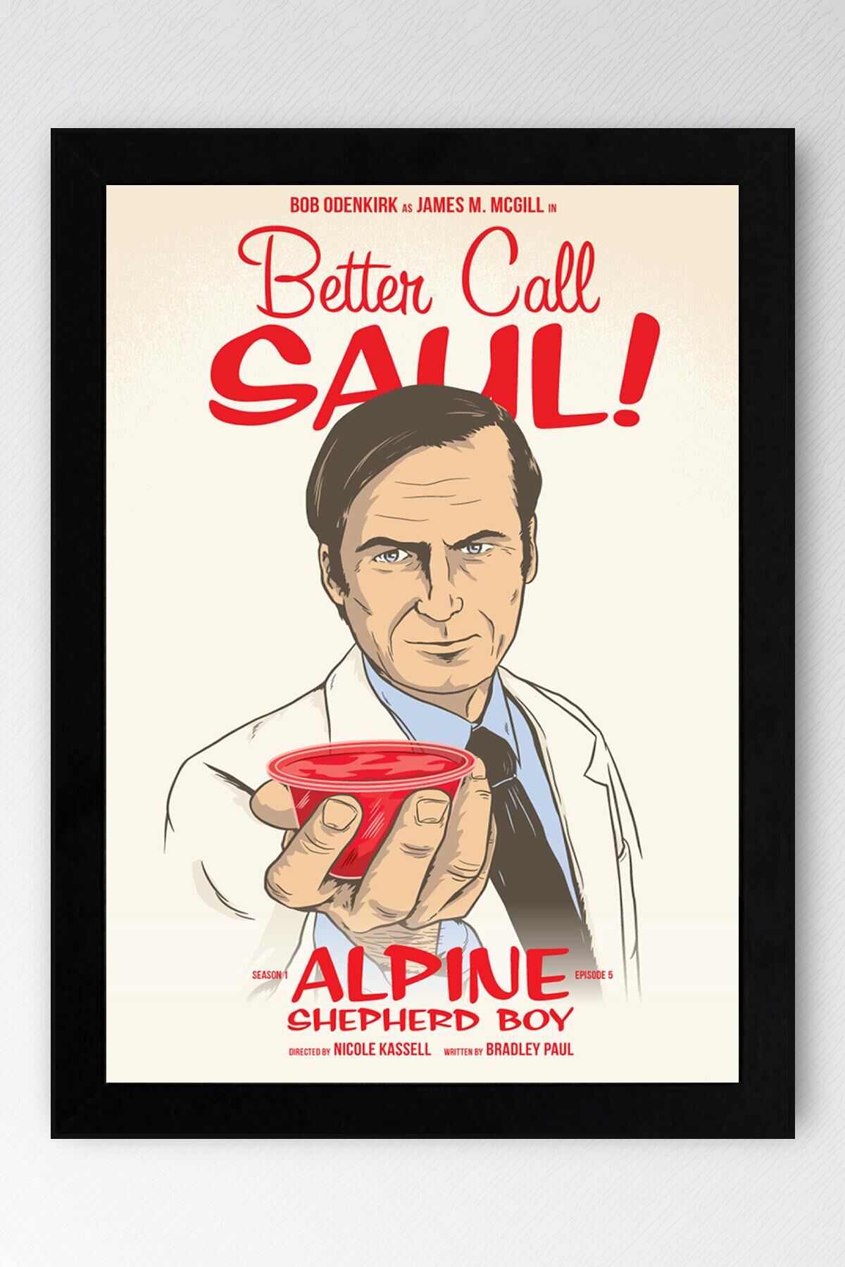 Better Call Saul Çerçeveli Tablo - Saul Goodman Poster Tablo