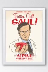 Better Call Saul Çerçeveli Tablo - Saul Goodman Poster Tablo