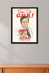 Better Call Saul Çerçeveli Tablo - Saul Goodman Poster Tablo