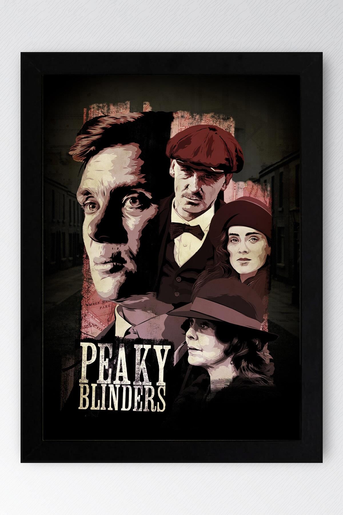 Peaky Blinders Çerçeveli Tablo - Dizi Posteri Tablo
