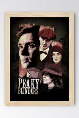 Peaky Blinders Çerçeveli Tablo - Dizi Posteri Tablo
