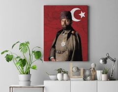 Cemal Paşa Kanvas Tablo 40x55cm Cemal Paşa Dekoratif Tablo