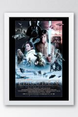 Star Wars 5 Çerçeveli Tablo - Uzay Savaşları Nostalji Eski Fim Posteri Tablo