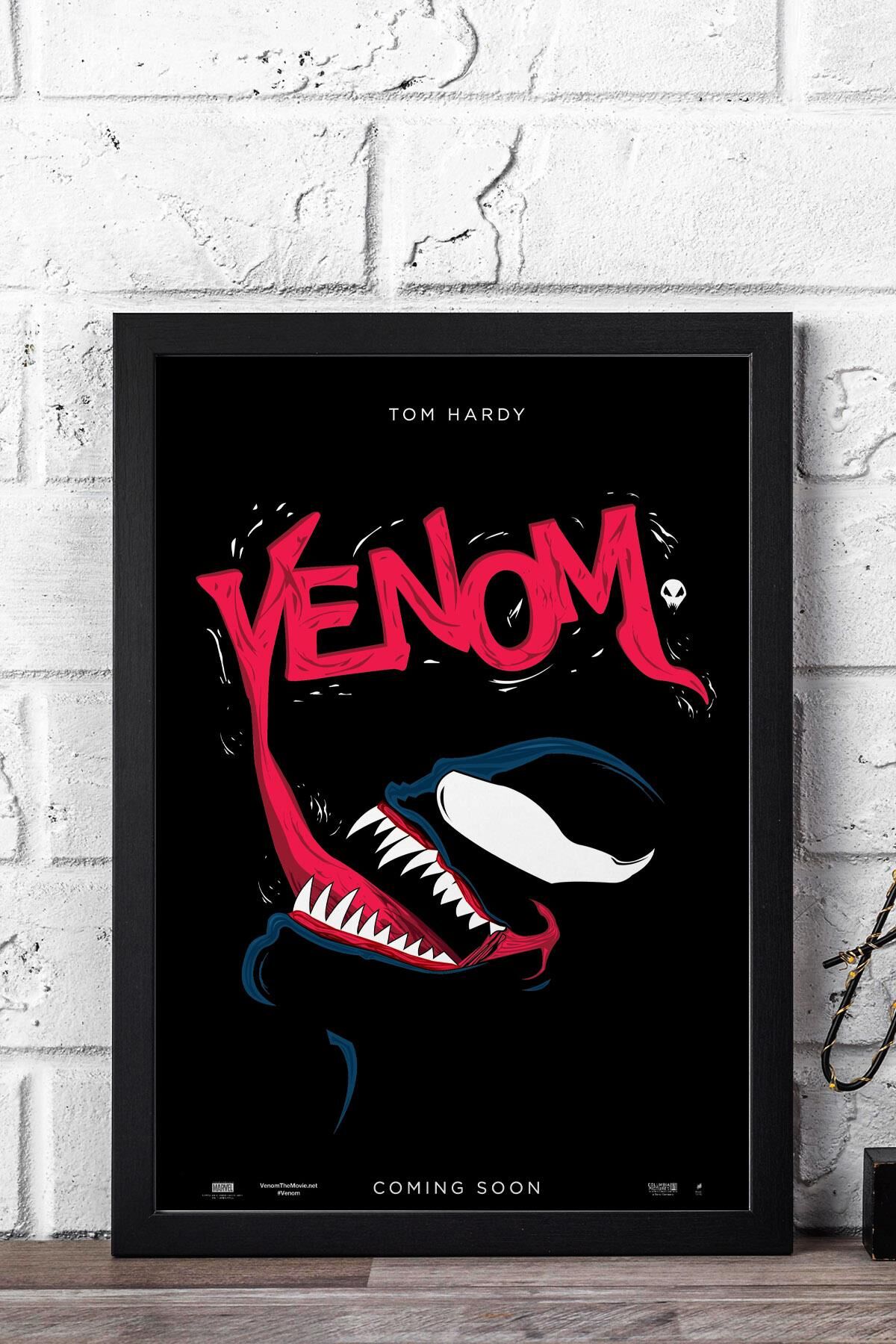 Venom Çerçeveli Tablo - Marvel Film Posteri Tablo