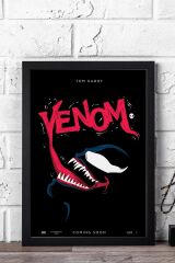 Venom Çerçeveli Tablo - Marvel Film Posteri Tablo