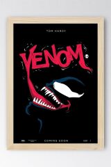Venom Çerçeveli Tablo - Marvel Film Posteri Tablo