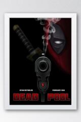 Deadpool Çerçeveli Tablo - Marvel Film Poster Tablo