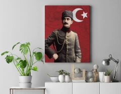 Nuri Killigil Kanvas Tablo 40x55cm Nuri Paşa Dekoratif Tablo