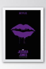 Jessica Jones Çerçeveli Tablo - Marvel Dizi Posteri Tablo