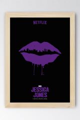 Jessica Jones Çerçeveli Tablo - Marvel Dizi Posteri Tablo