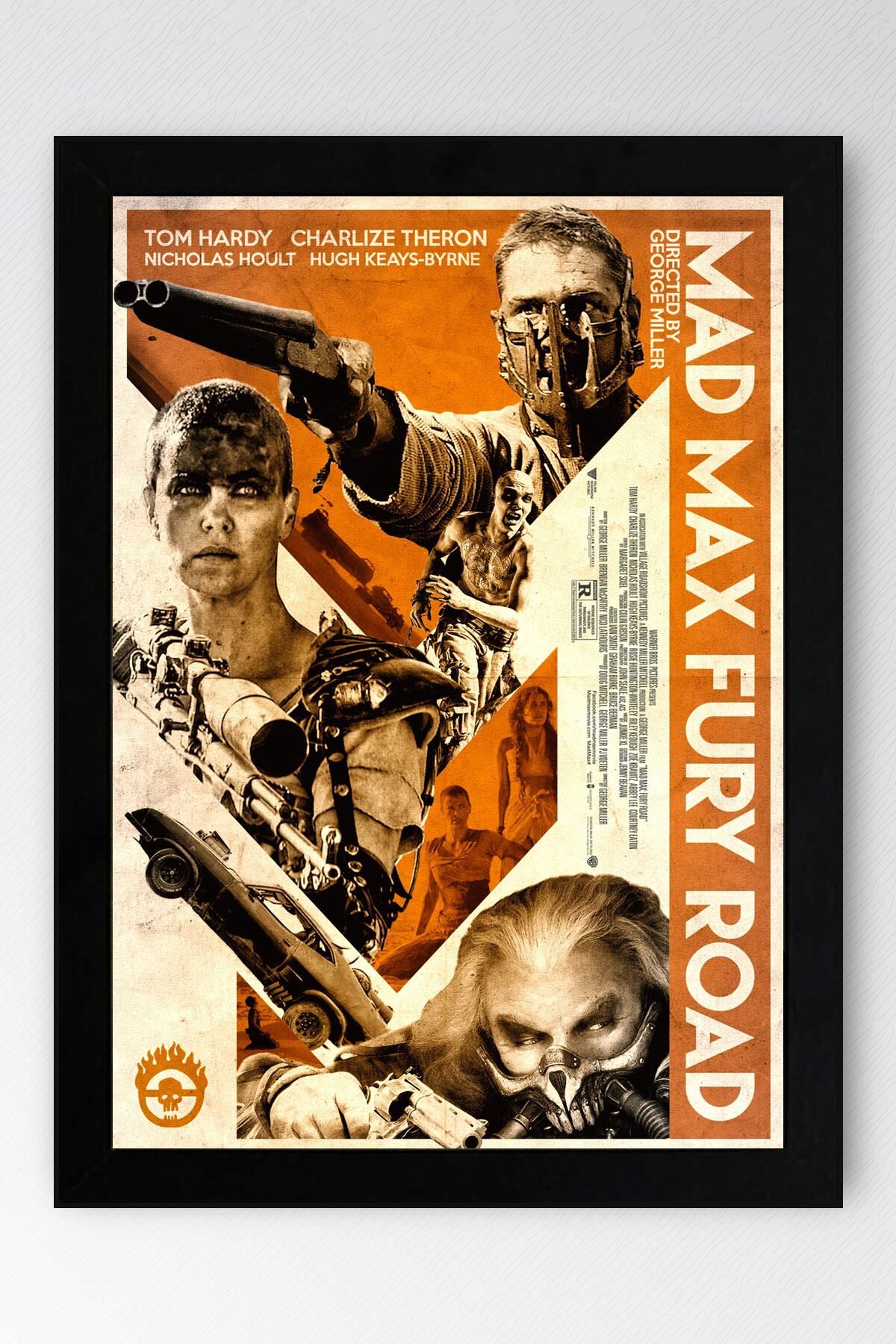 Mad Max Fury Road Çerçeveli Tablo - Çılgın Max Film Posteri Tablo