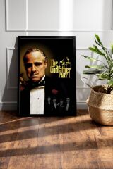 The Godfather Çerçeveli Tablo - Baba Film Posteri Tablo