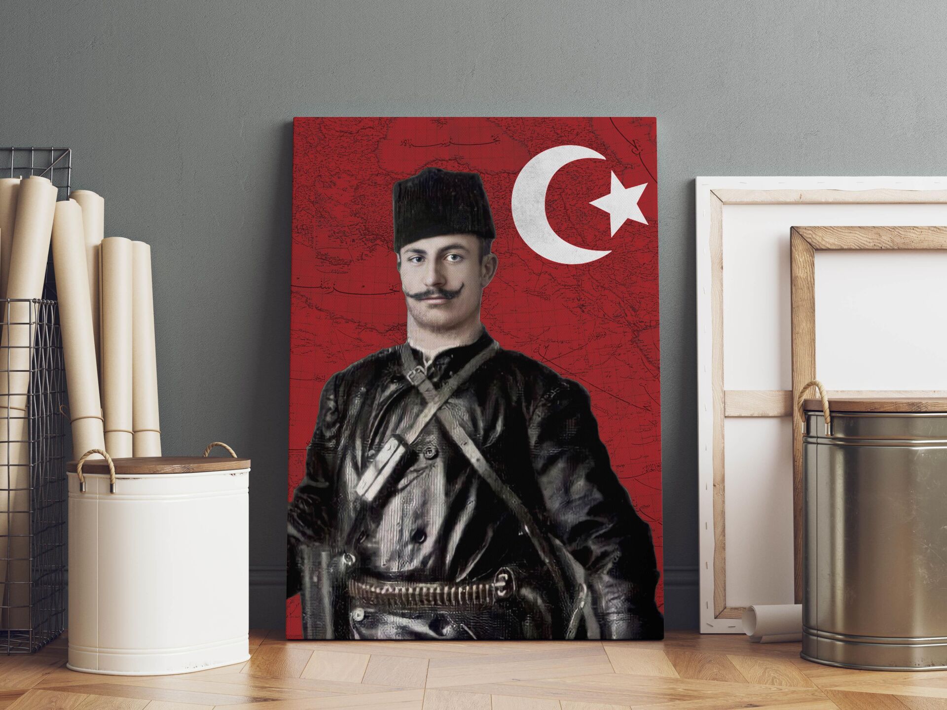Yakup Cemil Kanvas Tablo 40x55cm Yakup Cemil Dekoratif Tablo