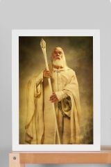 Yüzüklerin Efendisi Gandalf Çerçeveli Tablo - Film Posteri Tablo