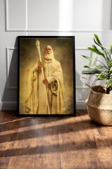 Yüzüklerin Efendisi Gandalf Çerçeveli Tablo - Film Posteri Tablo