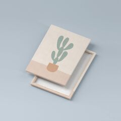 Minimal Kanvas Duvar Tablosu 3'lü Tablo Seti 40x55cm Botanical Flowers Canvas