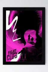 Fight Club Çerçeveli Tablo - Dövüş Kulübü Film Posteri Tablo