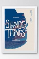 Stranger Things Çerçeveli Tablo - Dizi Posteri Tablo