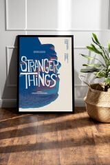 Stranger Things Çerçeveli Tablo - Dizi Posteri Tablo
