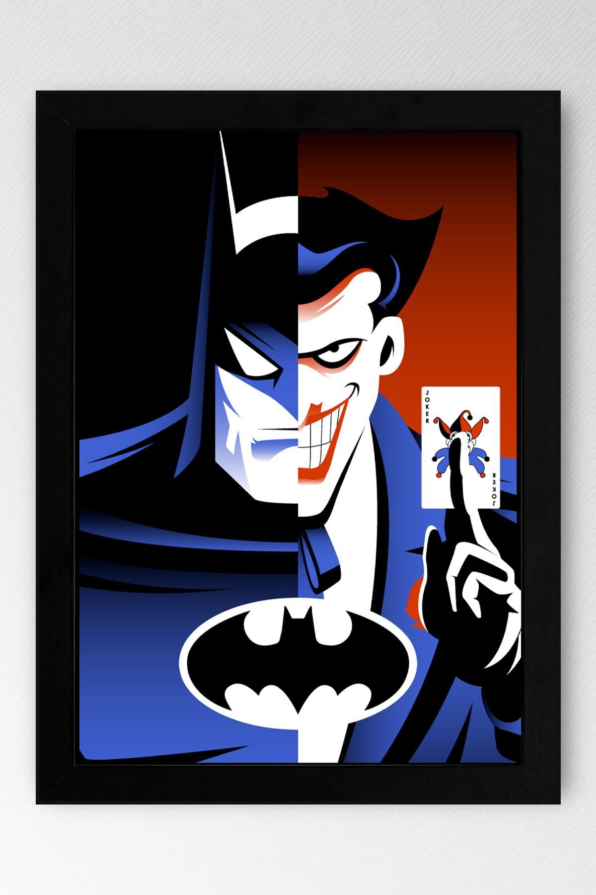 Batman Çerçeveli Tablo - Batman ve Joker Poster Tablo