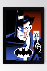 Batman Çerçeveli Tablo - Batman ve Joker Poster Tablo