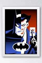 Batman Çerçeveli Tablo - Batman ve Joker Poster Tablo